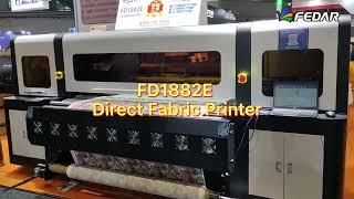 Fedar Direct Fabric Printer for 100% Cotton Printing-240sqm/h Speed Improve Your Business & Low Cost