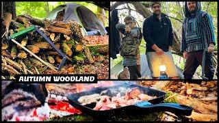 Wild Camping And Cooking Gammon, Egg & Chips In The Woods!