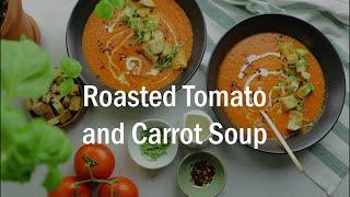 Roasted Carrot and Tomato Soup | Lime Thyme