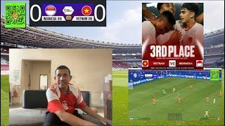  LIVE REACTION INDONESIA U16 VS VIETNAM U16 | FINAL 3RD AFF U16