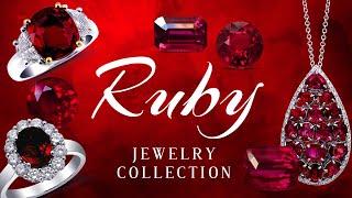 Natural Ruby Jewelry Collection. JupiterGem - Gems & Jewelry.