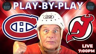 NHL GAME PLAY BY PLAY: CANADIENS VS DEVILS