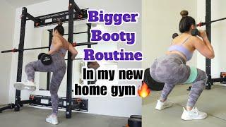 VOICEOVER: GLUTE WORKOUT IN MY HOME GYM!! | SAAVYY