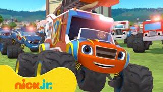 Firefighter Blaze and the Monster Machines Saves the Day! | Nick Jr.