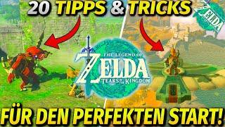 *NEU* 20 TIPPS & TRICKS für einen perfekten Start! ► Zelda Tears of the Kingdom