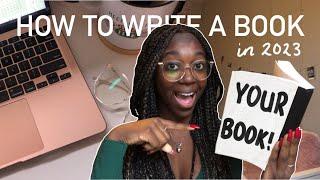 how to write a book in 2023