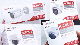 Hikvision IP Camera Unboxing Bullet vs Dome vs Turret