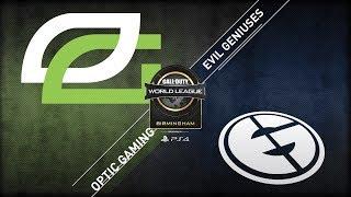 OpTic Gaming vs Evil Geniuses | CWL Birmingham Open | Alpha Stream | Day 1