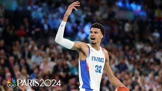 Victor Wembanyama’s TOP highlights from Paris Olympics basketball competition | NBC Sports