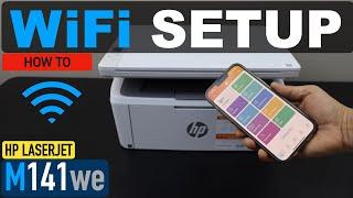 HP LaserJet M141we WiFi Setup, Connect To Wireless Network.