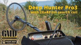 Deep Hunter Pro 3 with 28x42 cm search coil air test 4K
