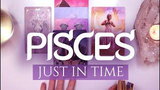 PISCES TAROT READING | "THE BIG WHEEL TURNS! INCREDIBLE END TO YOUR YEAR!" JUST IN TIME