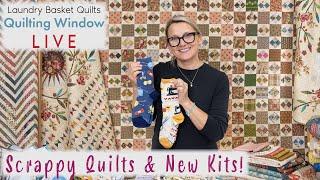 Scrappy Quilts, Fun New Kits and Trunk Show - Sneak Peak of our NEW Beach House Fabric Collection!