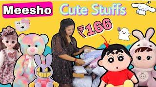 ₹166 main soft toys️cute stuffs  from Meesho|Honest Review #meesho #cutetoys #meeshohaul