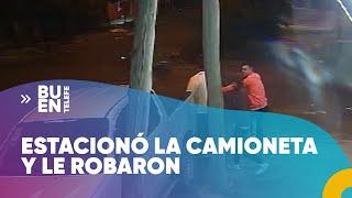 LADRONES le ROBARON la CAMIONETA a un HOMBRE apenas ESTACIONÓ en su CASA #BuenTelefe