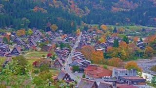 Shirakawa-go in Autumn - This village is one of Japan's Most Beautiful Villages.