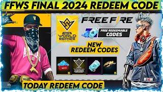 FREE FIRE FFWS REDEEM CODE | FFWS 2024 PAKISTAN QUALIFIER FIANL REDEEM CODE | FREE FIRE REDEEM CODE