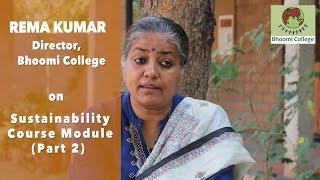 Modules of the Sustainable Living Course at Bhoomi College - Part 2