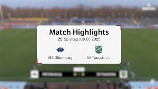 VfB Oldenburg und SV Todesfelde teilen sich die Punkte | Regionalliga Nord 25. Spieltag