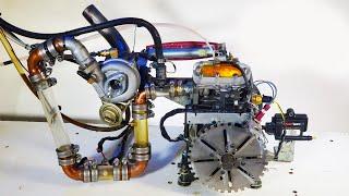 Turbocharged SEE THRU ENGINE on EFI and Nitromethane (FINAL EPISODE)