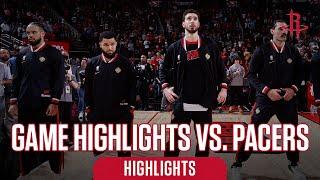 Game Highlights vs. Indiana Pacers l Houston Rockets