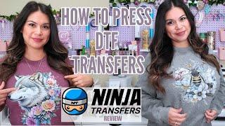 How To Press DTF Transfers: Ninja Transfers Review