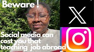 Think Before You Post: How Social Media Can Affect Your Job Prospects” #teachabroad #socialmedia