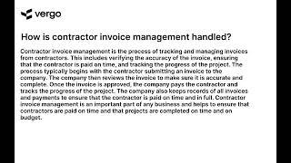 Contractor Invoice Management: A How-To Guide