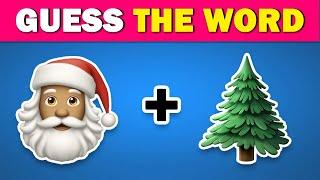 Guess the WORD by Emoji?  Christmas Quiz