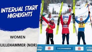 The Queen is back! Therese Johaug storms to win in Lillehammer | FIS Cross Country World Cup 24-25