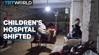 Children's hospital in Kharkiv, Ukraine moved to a bomb shelter