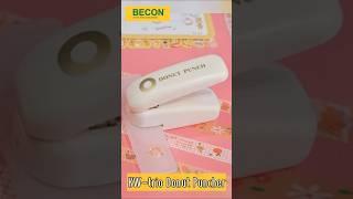 Unboxing Cute KW-trio Donut Puncher  #beconstationery  #kedaialattulis  #alattulis