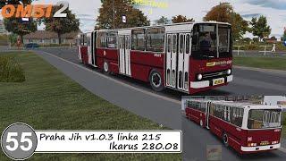 OMSI 2 #55 - Praha Jih v1.0.3 linka 215 - Ikarus 280.08