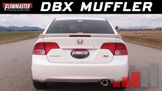 2007 Honda Civic Si with Flowmaster dBX Muffler