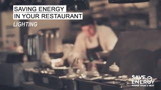 Restaurant Energy Efficiency Tips - Lighting