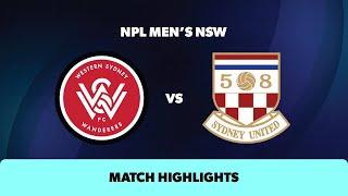 NPL Men's NSW Round 28 Highlights – WSW v Sydney United 58