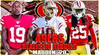 Madden 20 San Francisco 49ers Realistic Rebuild | Jimmy WIns MVP | Madden Franchise Mode Rebuilding