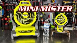 Stay COOL with these Misting Fans from RYOBI - USB and 18V Powered