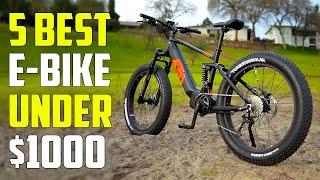 5 Best Electric Bikes Under $1000 2024 | Best E-Bike Under $1000