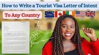 Visa Application Tips: Crafting a Powerful Letter of Intent for Visa Approval | A Step-by-Step Guide