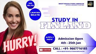 STUDY IN FINLAND - Admissionguidance #studyinfinland #edufinn #finlandeducation #besteducationabroad