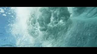 4K Ocean waves barrel and crash seen from underwater | Free Stock Video Footage [ No Copyright ]