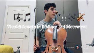 Vivaldi Sonata in E Minor 3rd Movement