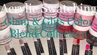 Acrylic Swatching | Glam & Glits Color Blend Collection