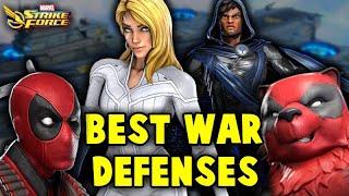 TOP 10 WAR DEFENSE HYBRID TEAMS | MAXIMIZE NEW WARRIORS VALUE | MARVEL STRIKE FORCE