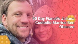 90 Day Fiancé’s Juliana Custodio Marries Ben Obscura #tvcelebrity #tv