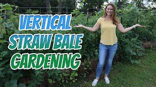 Vertical Straw Bale Gardening