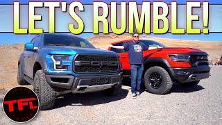Ford Raptor vs. Ram TRX: Does Ram's Supertruck DEVOUR The Competition or Is It Too Little Too Late?