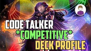 CODE TALKER BEST *competitive* Yu-Gi-Oh! DECK PROFILE!