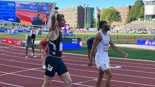 Men’s 400m Semi-finals Heat 1, 2024 U.S. Olympic Trials, Matthew Boling, Hall, Bailey